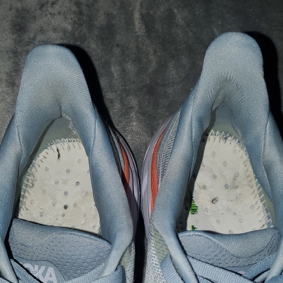 Hoka Women's Athletic Shoes - Gray and Orange - Picture 8 of 10
